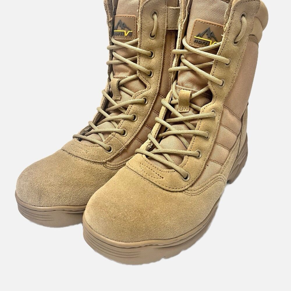 Nortiv 8 Men’s Military Tactical Work Hiking Boots Motorcycle Combat  Size 11